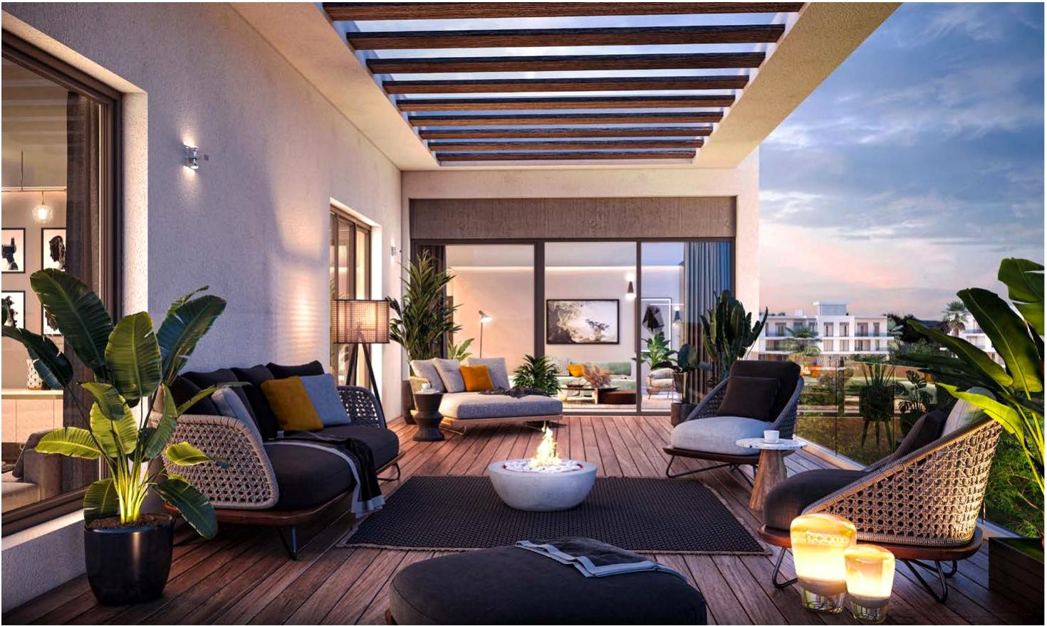 Hyde Park terrace interior